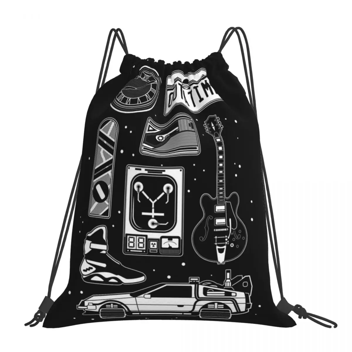 

Набор рюкзаков BTTF, модные Переносные сумки на шнурке, спортивная сумка с карманами для мужчин и женщин, студентов