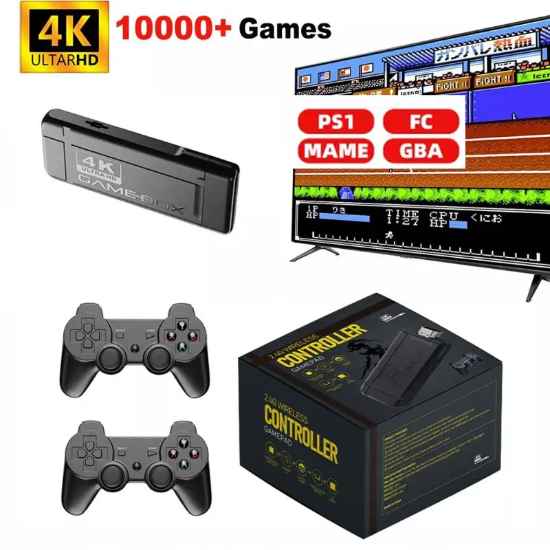 

Консоль игровая K9 4K Ultra для PS1/SEGA/SNES/MAME, 64 ГБ, 10000 игр