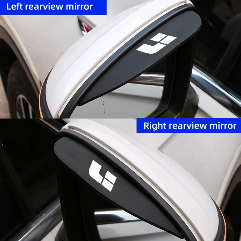 2 шт. Автомобильное зеркало заднего вида с дождевиком для ведущих идеально ли L6 L7