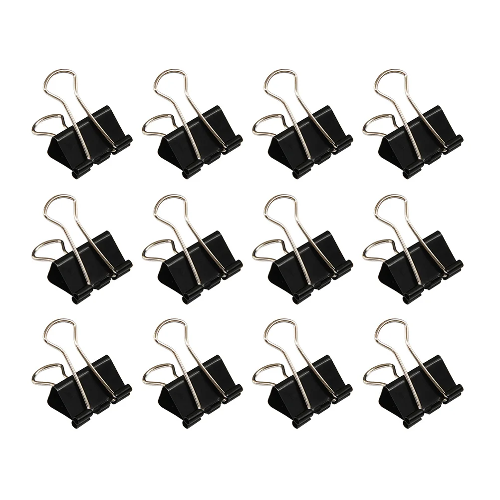 

Clips Binder Paper Clip Clamps Black Clamp Sealing Snack Seal File Metal Seasoning Cereal Chip Coffee Large Decorative Storage