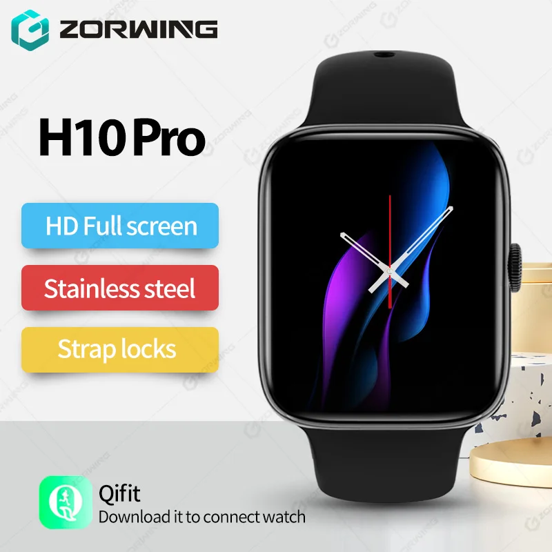 

H10 Pro Smart watch Men Women Bluetooth Call NFC Smartwatch Series 8 HD Full Screen Sport Watch for Android IOS with Strap Lock