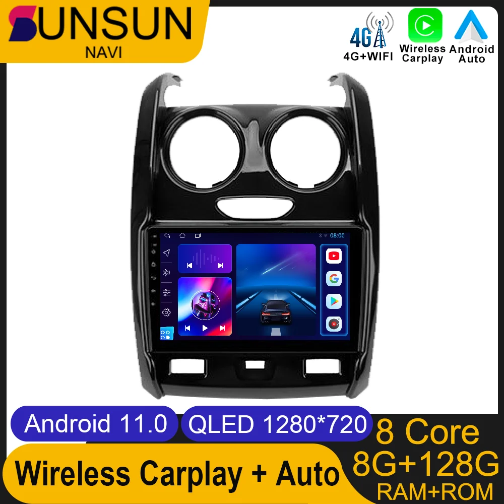 

Автомагнитола на Android 11 для Renault Duster 2015, 2016, 2017-2020, стерео, мультимедийная навигация, GPS, видеоплеер, DSP, IPS, Bluetooth