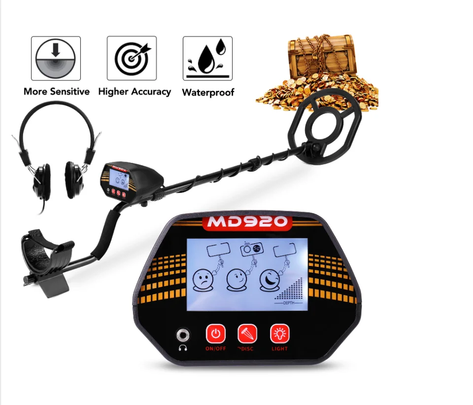 Подземный охотник за сокровищами MD920 детская модель детектора глубокого золота