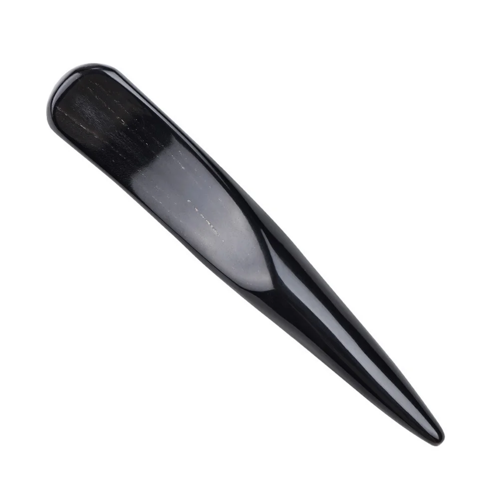 

Roller Stainless Steel Guasha Horn Scraping Tool Facial Tool Horn Half Stick Crystal Body Scraping Board Body Care Tool