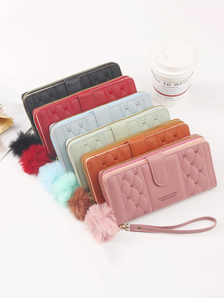 Fancy Lovely Smile Card Holder Luxury Genuine Leather Organ Portable Credit  Card Women Wallet Large Capacity Small Coin Purse - AliExpress