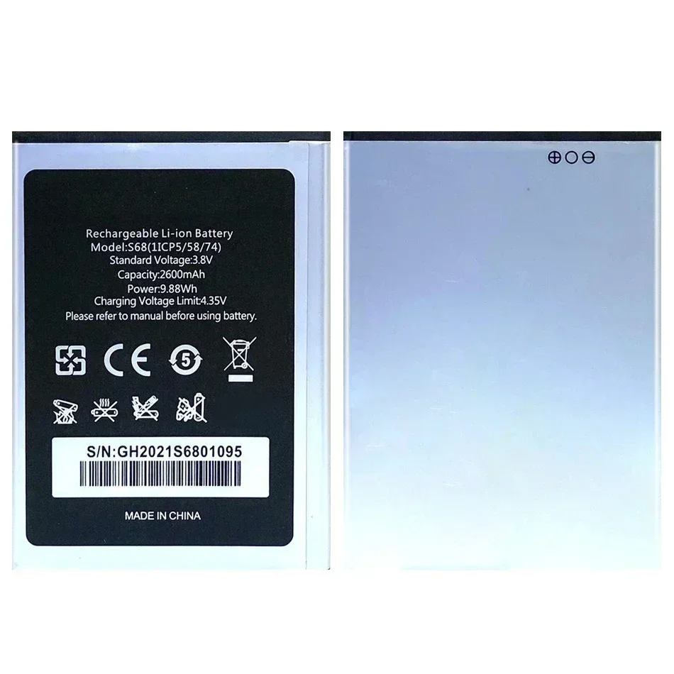 Аккумулятор 2600 мАч для OUKITEL S68/C16 Pro C16Pro