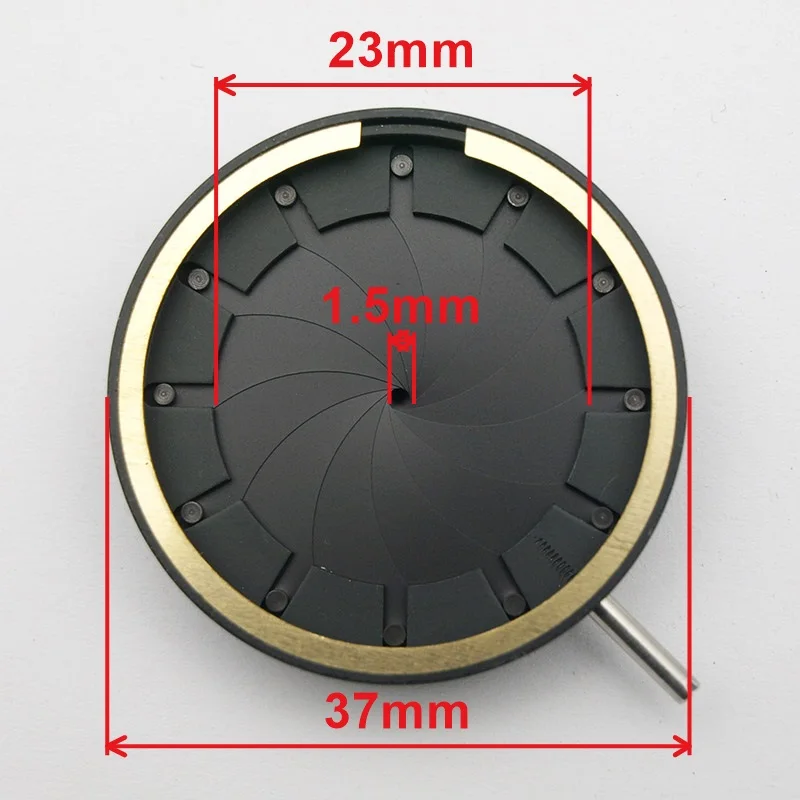 Mecânicas do Condensador da Câmera do Microscópio do Diafragma da Abertura da Íris de 1.523 mm Peças Microscópios