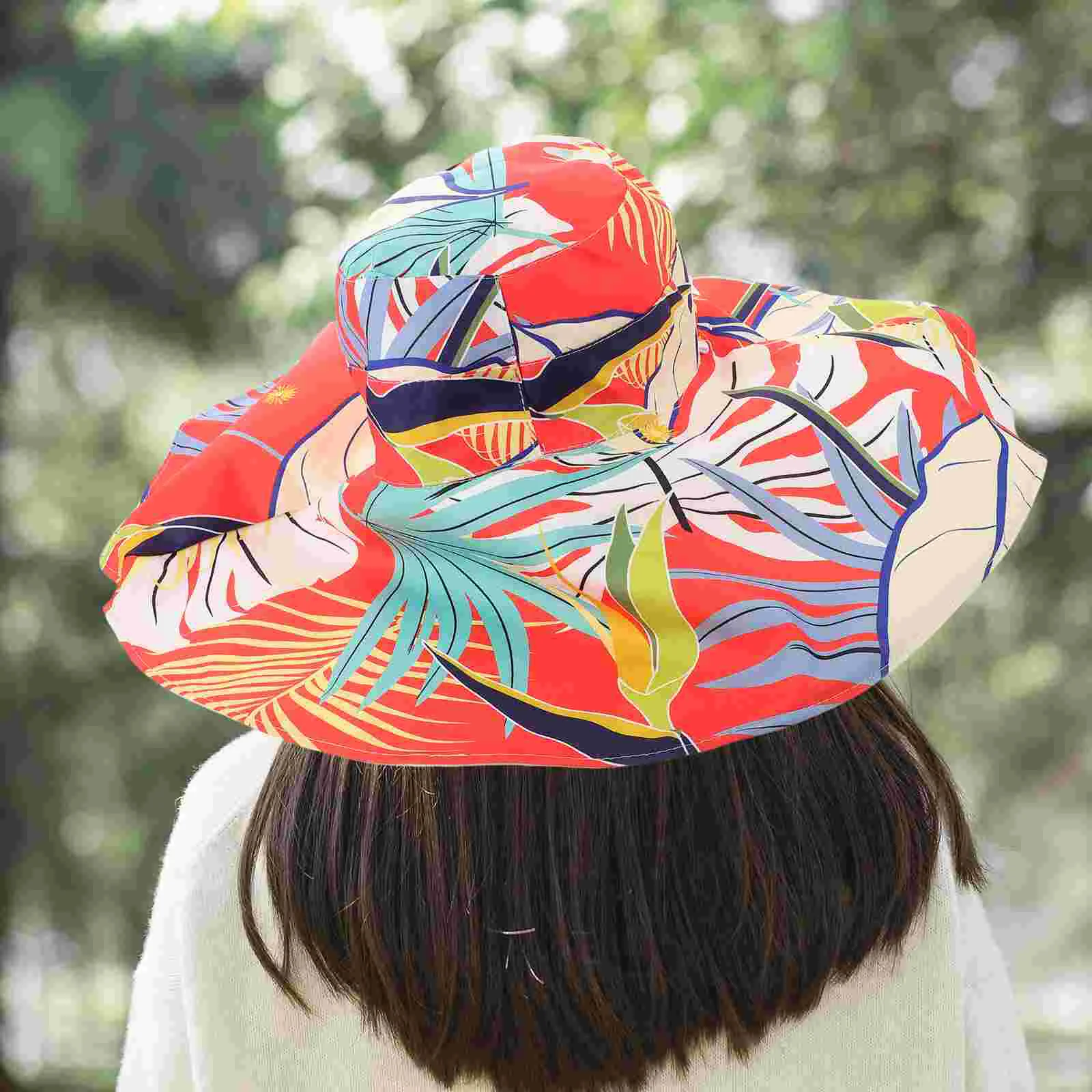Женская шляпа-ведро пляжные шляпы от солнца с отверстиями для солнцезащитных