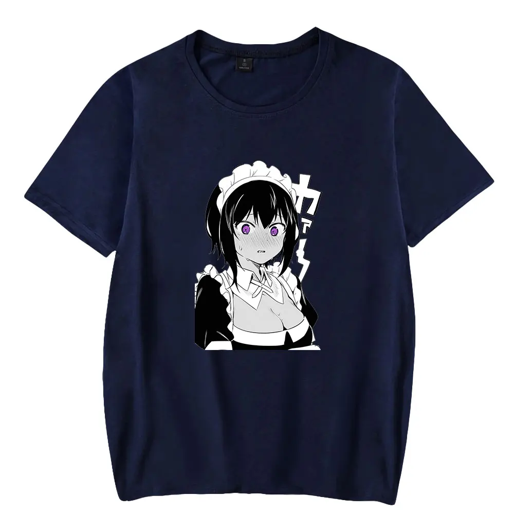 2023 Saikin Yatotta Maid ga Ayashii T shirt Streetwear Short Sleeve Anime Tees Cosplay Pullover Fashion Crewneck Tshirt Tops