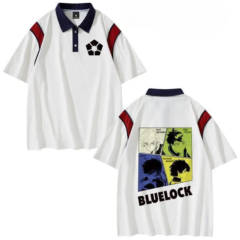 

Рубашка-поло с изображением аниме и периферийных устройств