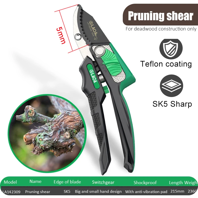 

LAOA 8 дюймов садовые ножницы для обрезки 10 дюймов расширенные прямые ножницы Экономичные садовые инструменты для обрезки