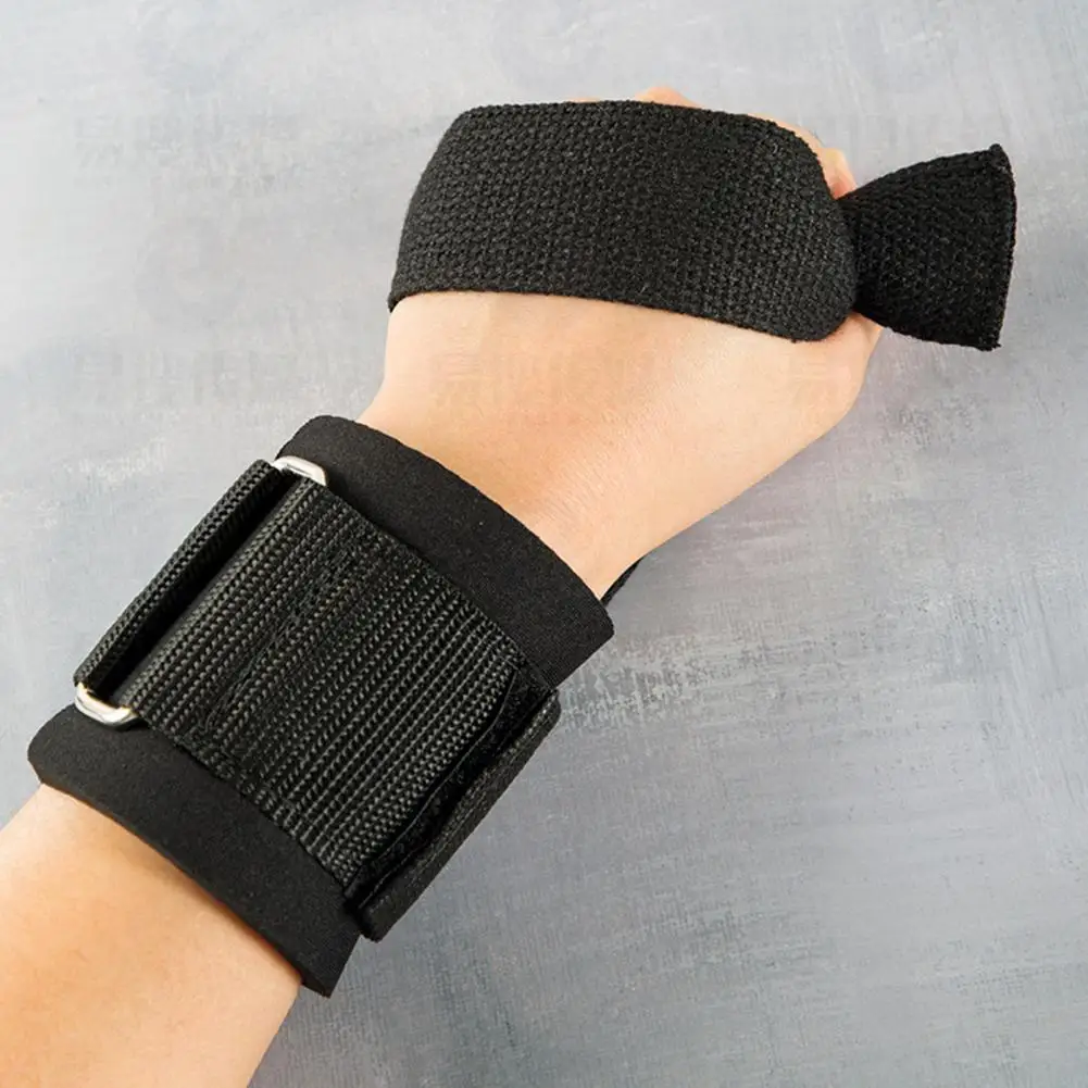 

1 Pair Wristband Support Comfortable Hand Grip Gym Fitness Weight Lifting Wrist Bracer