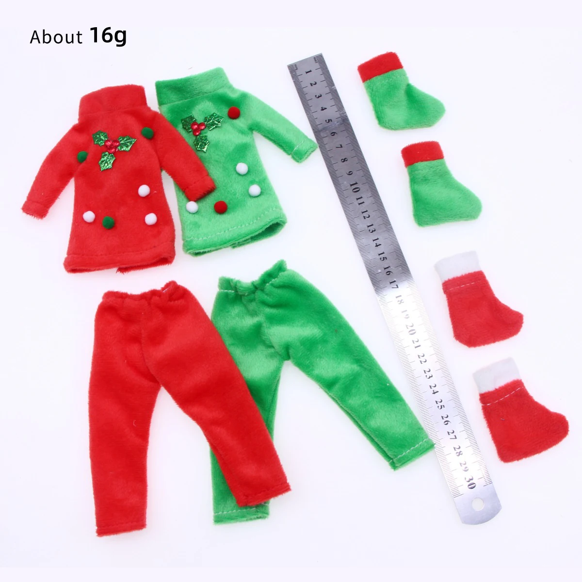 Лидер продаж Рождественская книжная полка Elf комплект одежды для куклы эльфа 30 см