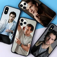henry cavill actor phone case for iphone 12 11 13 7 8 6 s plus x xs xr pro max mini