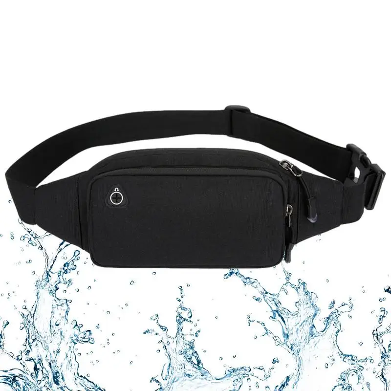 

Забавная Спортивная поясная сумка для бега, водонепроницаемая бананка на бедра с регулируемым ремешком