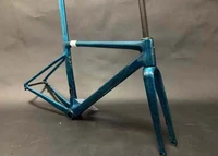 v3rs blue ice frozen texture ud t1000 carbon frameset road bike bicycle frameforkseatpostheadsetclamp 6 colors