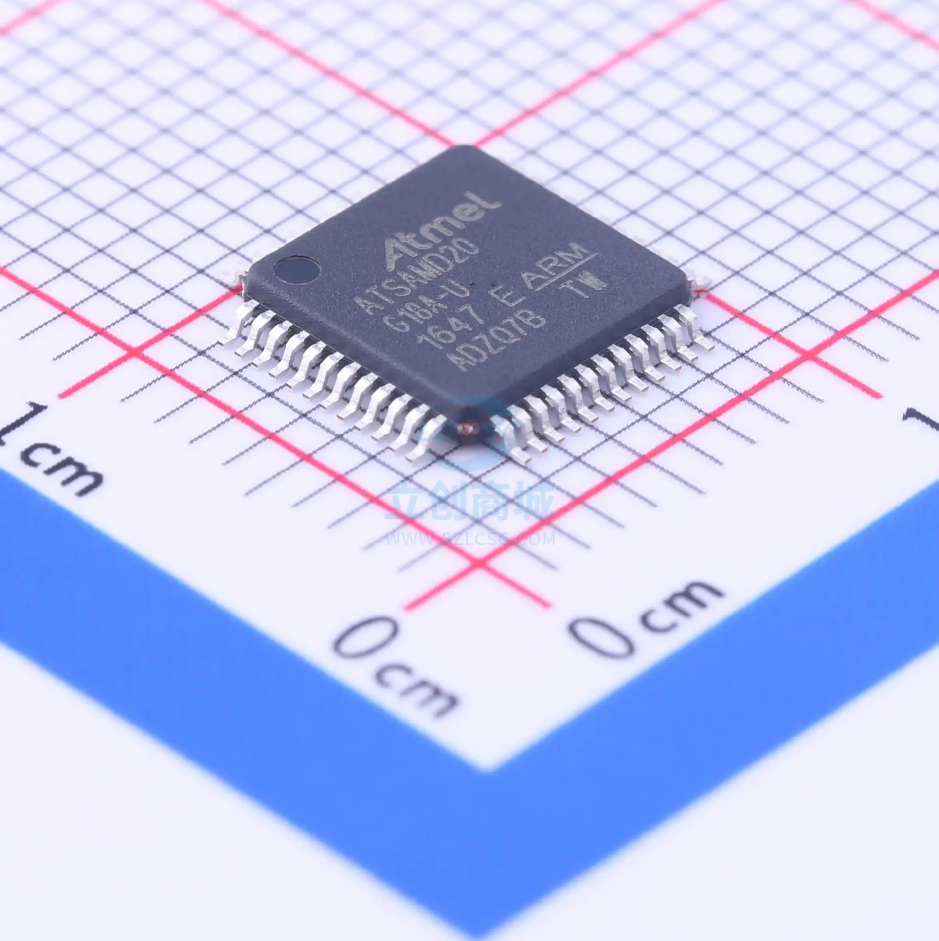 1PCS/LOTE Original genuine ATSAMD20G18A-AU TQFP48 ARM Cortex microcontroller IC spot
