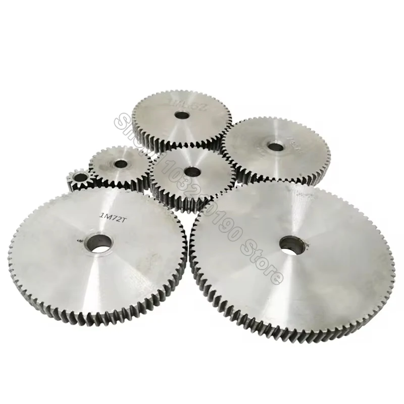1 Modulu M зубчатая шестерня 27 28 29 30 31 32 33 34 35 36 37 38-42 зубья цилиндрические Плоские