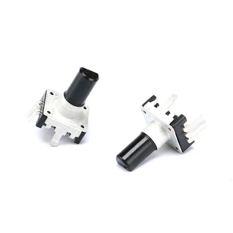 (2 шт.) аудио-кодировщик EC12 E12/поворотный кодировщик на 360 °, ручка полумесяца, Длина ручки штатива 15 мм