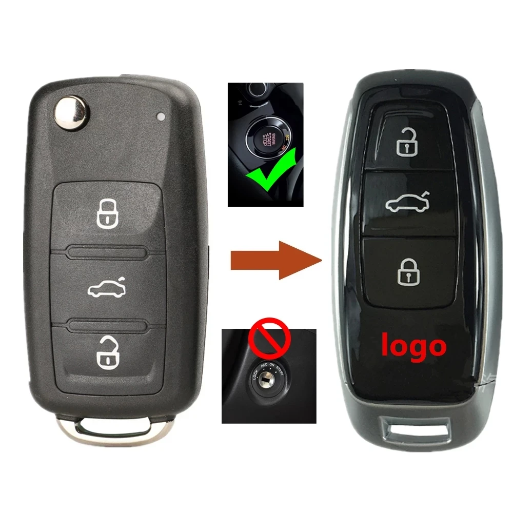 

Модифицированный автомобильный Сменный Чехол для дистанционного ключа чехол для ключа для Toyota Corolla Camry RAV4 Highlander Prado Auris Yaris Avalon Venza