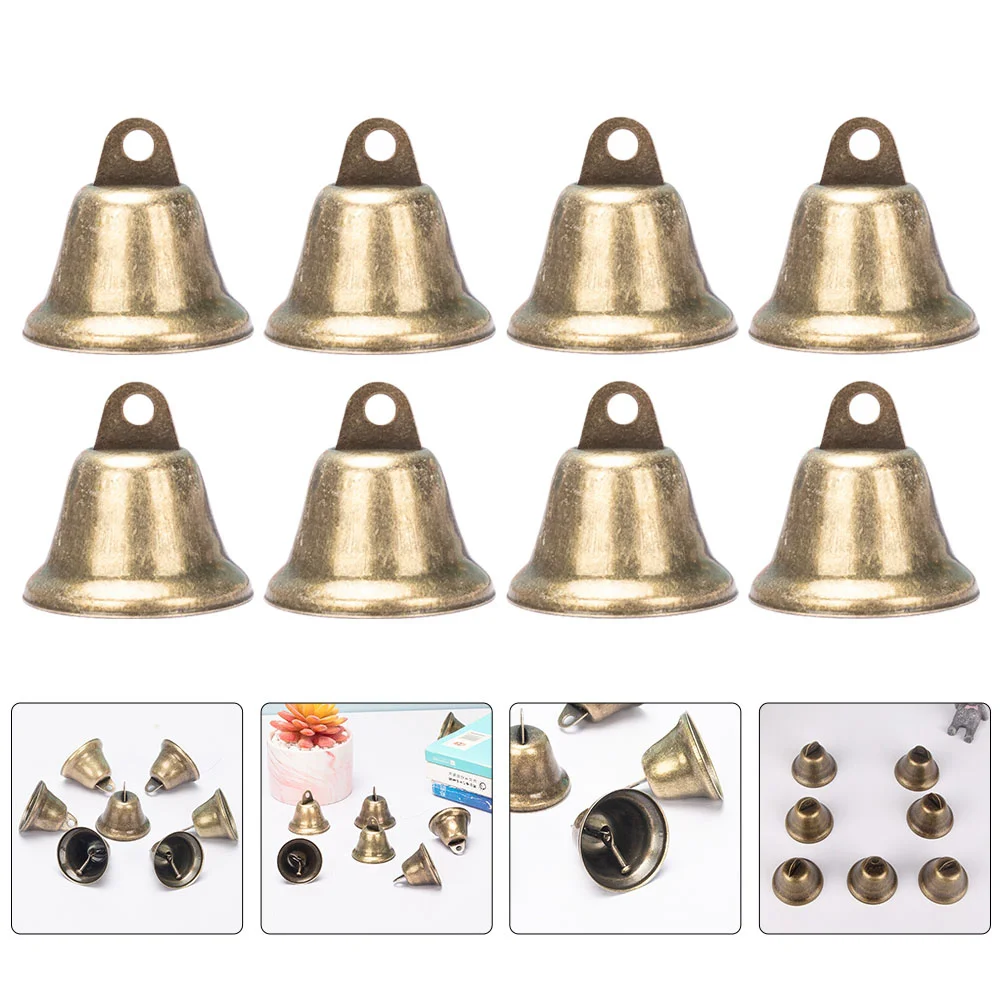 

Колокольчики, Латунный Колокольчик Jingle Crafts, винтажный маленький античный металлический бронзовый дверной звонок, корова, подвесной Золото...