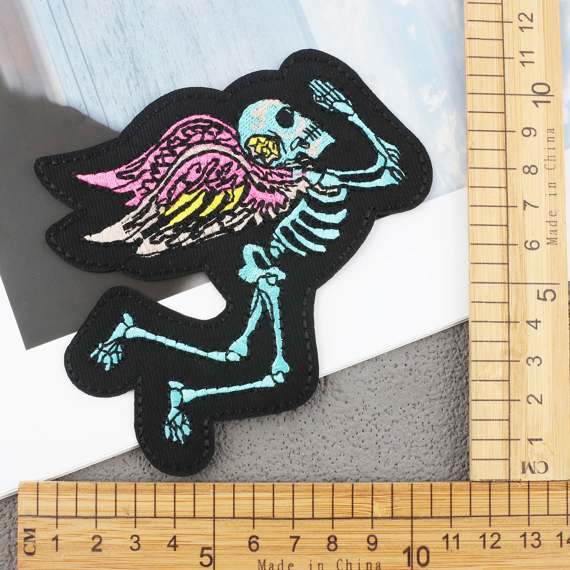 14 шт. патчи для одежды с вышивкой летучая мышь