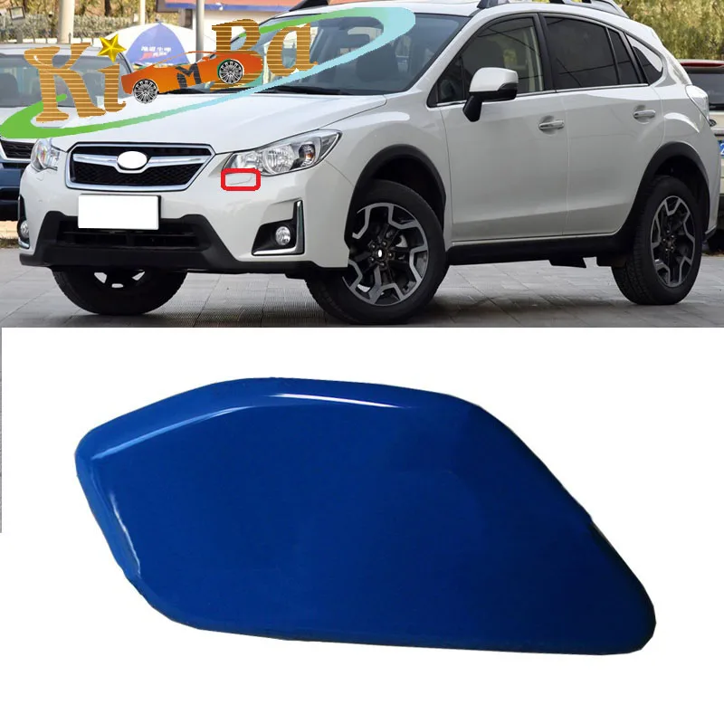 

KIMBA For Subaru XV 2016 2017 Car Accessories Front Bumper Headlight Washer Cover Headlamp water Spray Nozzle Jet cap Lid