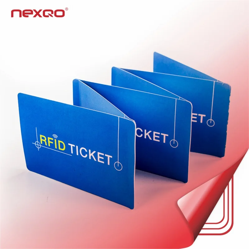 

custom designWholesale Thermal Paper RFID Ticket Offset Printing Access Control NFC Ticket for Event