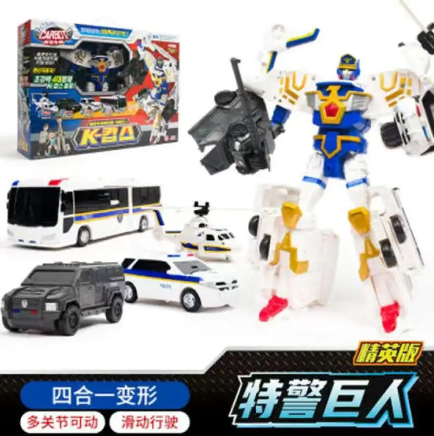 

Deformed Car Robot Transformation Rescue Giant Rider Korean Cartoon Anime Plastic Hello Carbot Combination Toys Gift for Boy 6