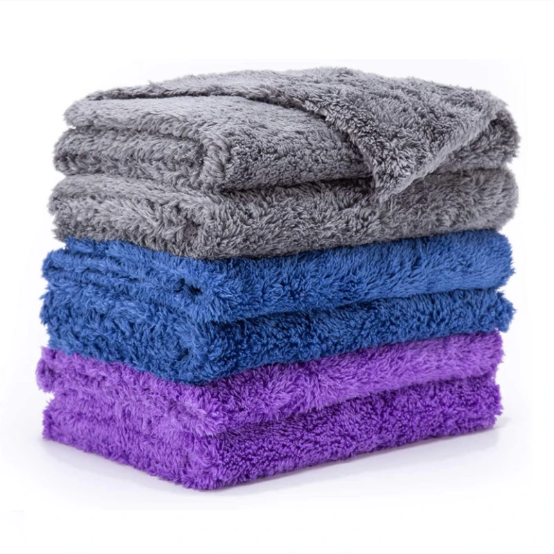

5PCS Microfiber Towels for Cars Super Absorbent Car Cleaning Cloth Hemming Car Drying Cloth Auto Care Towel Car Wash Accessories