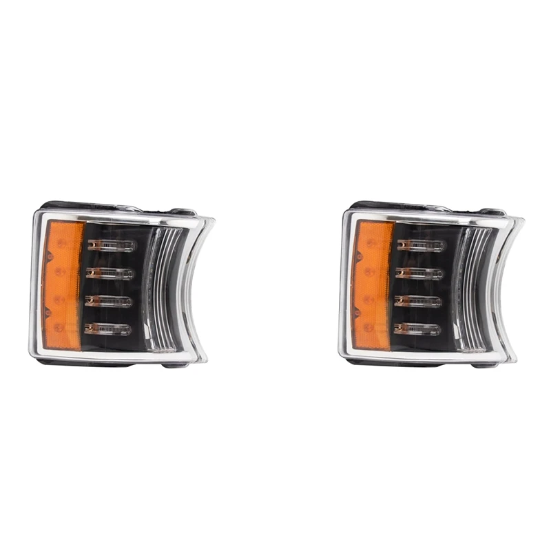 2X передний светодиодный угловой фонарь DRL указателя поворота 1949898 2442639 Дневные