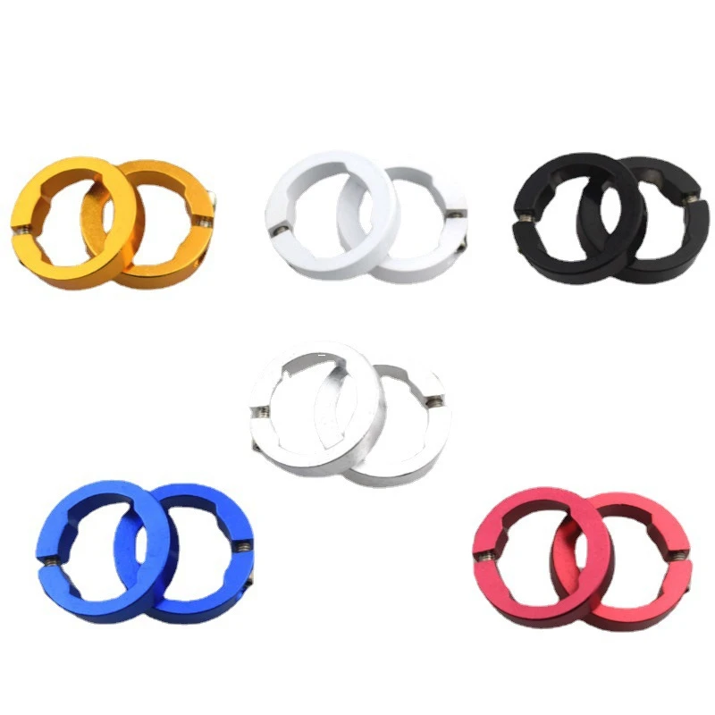 

Mountain Bike Handlebar Grip 8mm Aluminum Alloy Lock Ring EIEIO Grips Rings Bicycle Parts