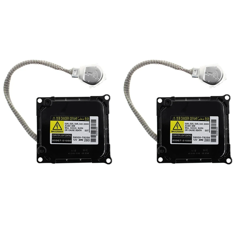 

2X 85967-51050 85967-20010 HID Xenon Headlight Ballast Control Unit Module For D2R D2S D4R D4S Bulb For Toyota Lexus