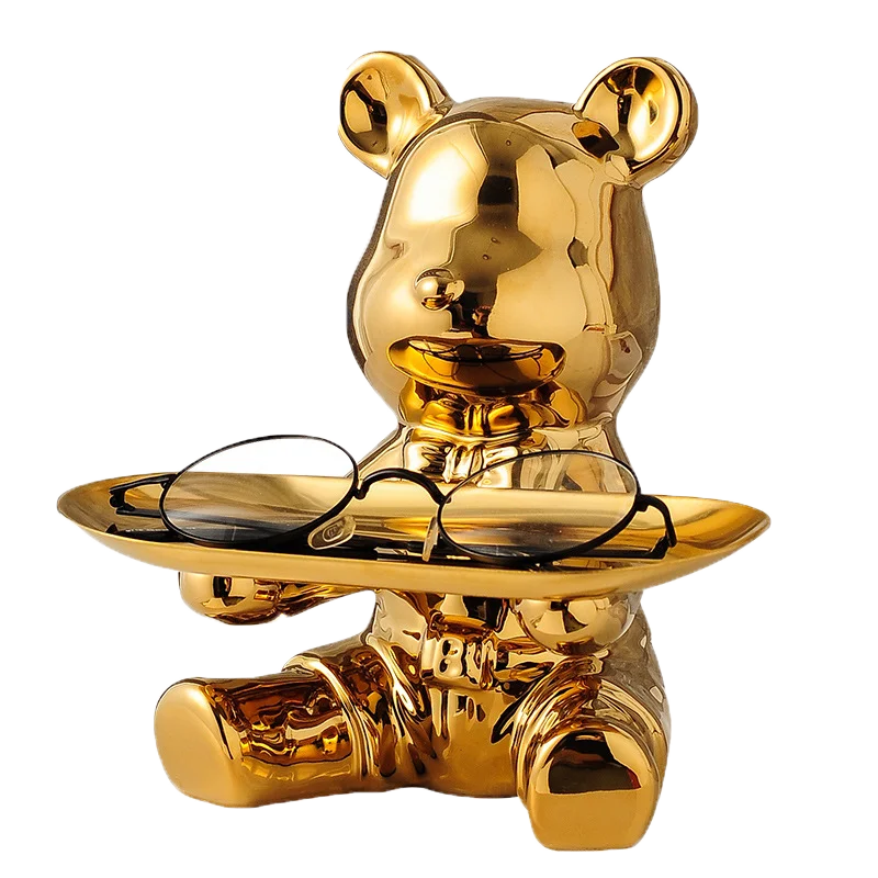 Жестокий медведь прихожая хранилище ключей орнамент вход дом гостиная поднос