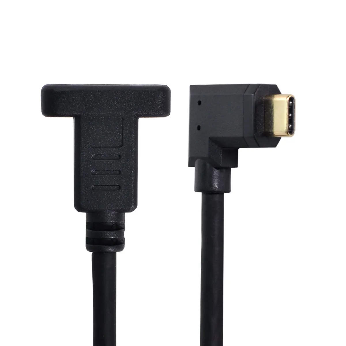 

90 Degree USB-C USB 3.1 Left & Right Angled Type C Male to Female Cable 30cm