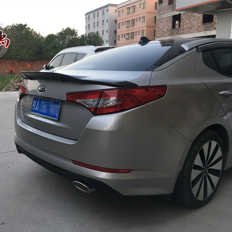 Неокрашенный цвет углеродного волокна задний багажник крыло спойлер для губ Kia K5