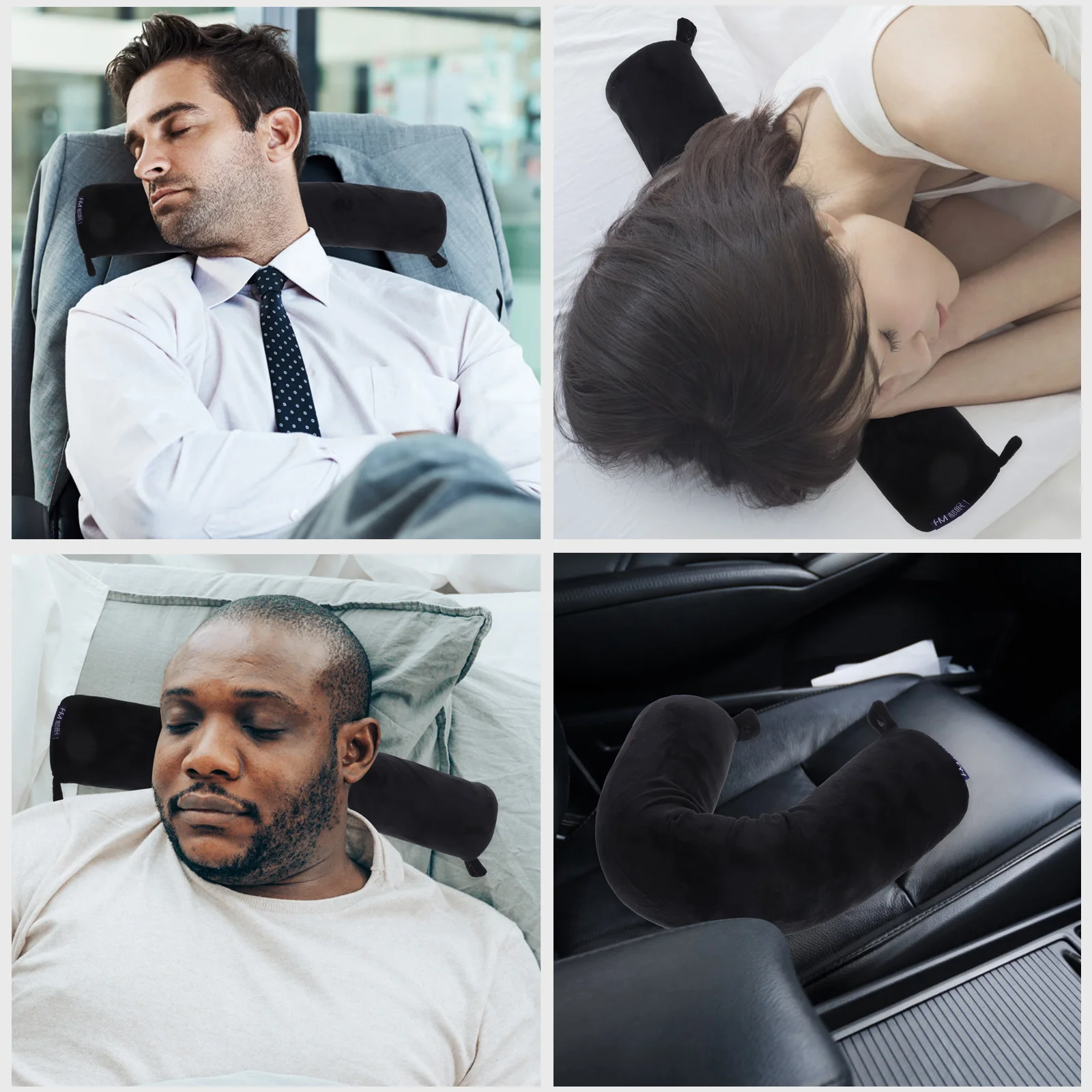 

Office Pillow Cylinder Neck For Recliner Portable Cervical Support Throw Pillows