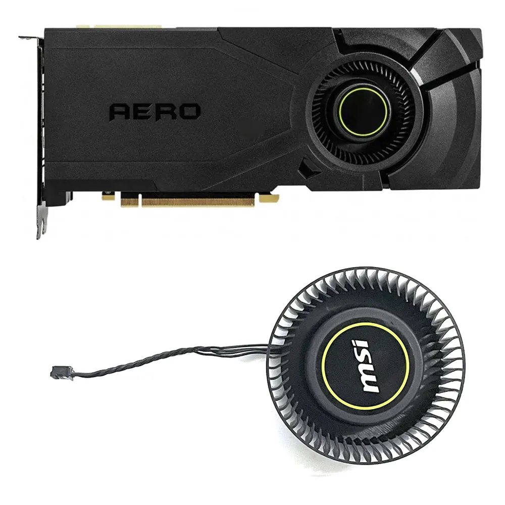 Охлаждающий вентилятор для видеокарты MSI RTX2070 2080 SUPER RTX2080 2080Ti AERO Ggraphics, 12 В постоянного тока, а