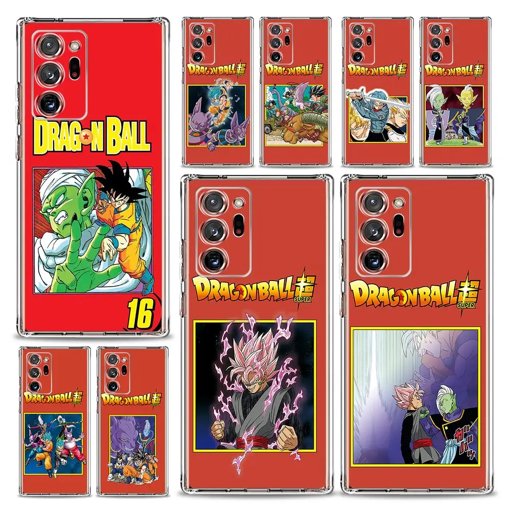 dragon ball z hot case for samsung galaxy note 20 ultra 10 plus 9 10 lite 8 m51 m31 m31s m30s m11 clear phone shell cover free global shipping