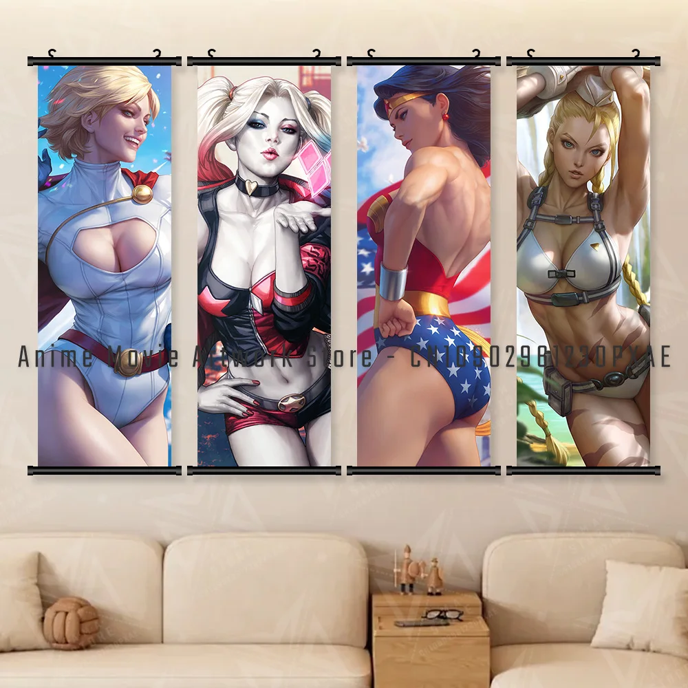 DC Сверхъестественное фильм Вселенная Харли Квинн модный постер украшение холст