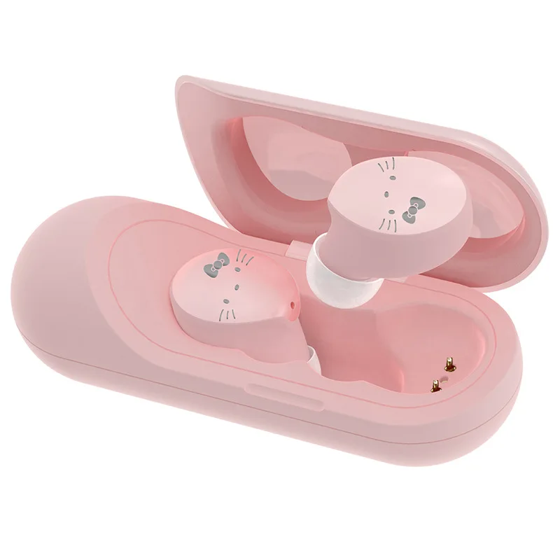 

Hello Kitty Wireless Bluetooth Earphone in-Ear Sports Ultra-Long Standby Noise Reduction Cartoon Cute Girl
