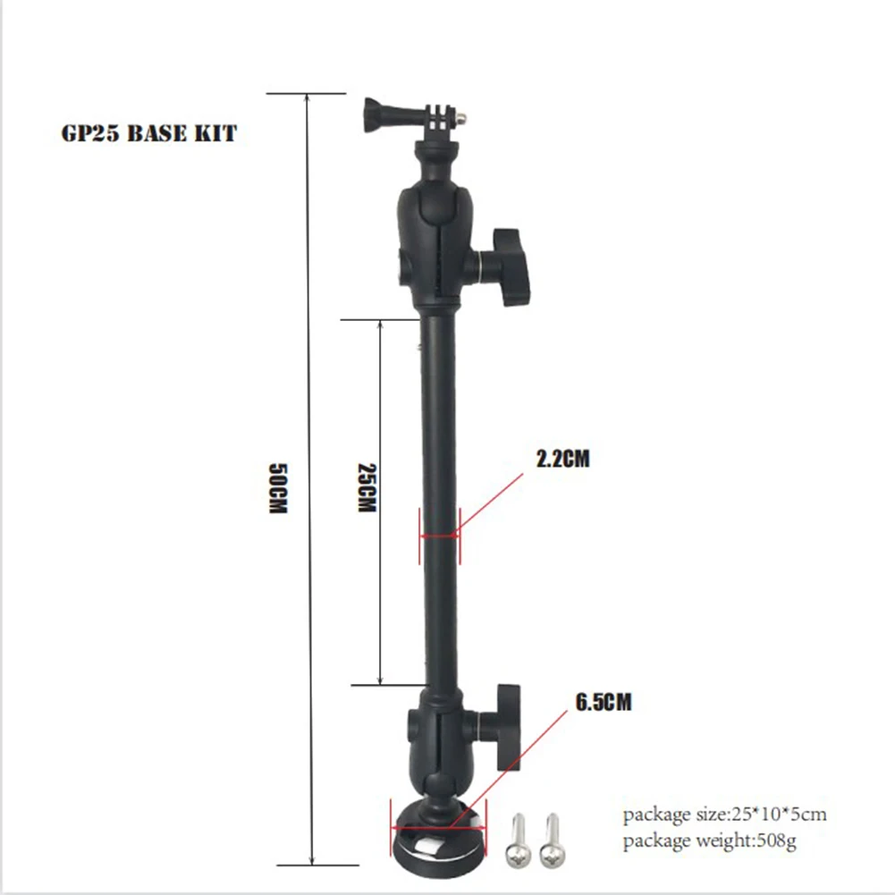 

Marine Boat Camera Bracket High Quality Mount Base for Kayak Canoe Cameras with Adjustable Angle for Optimal Recording