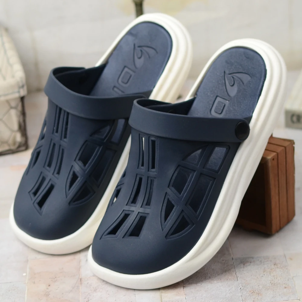 

Men's Sandals Breathable Leisure Pump Summer Soft Bottom Non-Slip Beach Flip-Flops Dual-Use Wear-Resistant Sports OutdoorFashion