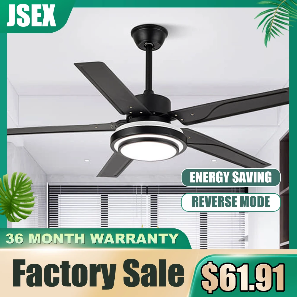 

Потолочный светильник из нержавеющей стали, современный Электрический вентилятор, потолочный светильник с дистанционным управлением, пот...