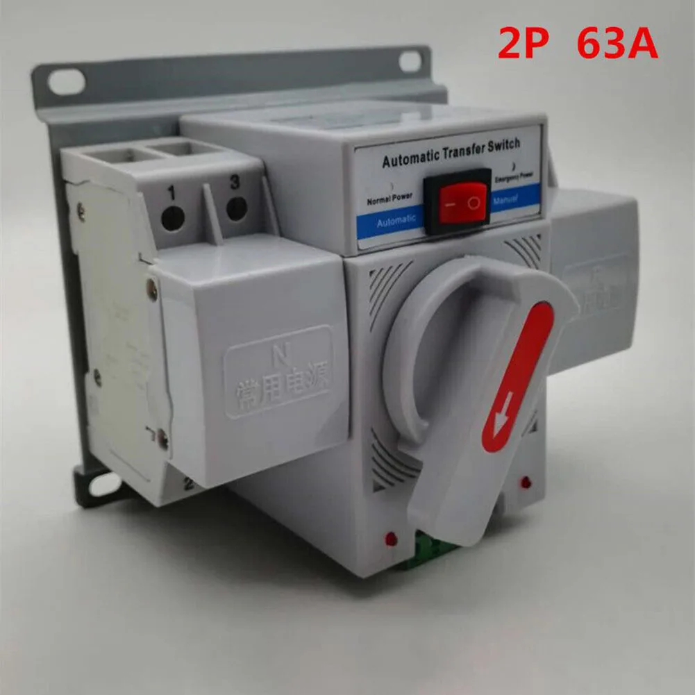 Автоматический выключатель 2P/4P 63A-32A MCB автоматический двойной питания 380 В 32/40/50/63A