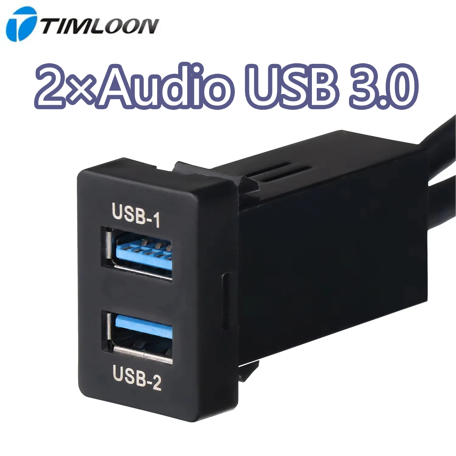 

2 аудиовхода USB, входной порт USB2.0/USB3.0 для TOYOTA, Camry, Corolla, Yaris,RAV4, Reiz, Cruise