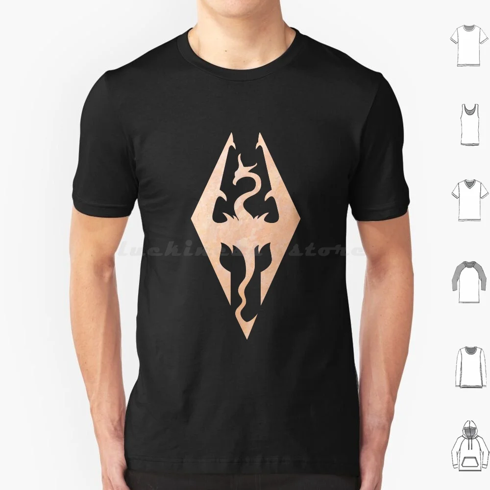 

Футболка Skyrim с логотипом для мужчин и женщин, хлопковая тенниска с принтом «сделай сам», для игр, игр, видеоигр, забвения о Драконе