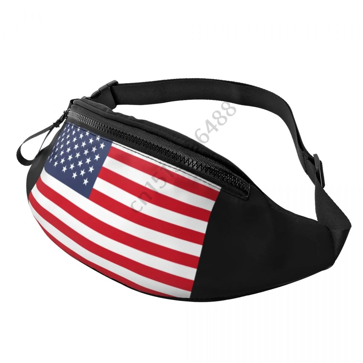 

United States USA Country Flag Women Men Fanny Pack Waist Bag Native Hip Lightweight Strap Waist Pack for Running Hiking