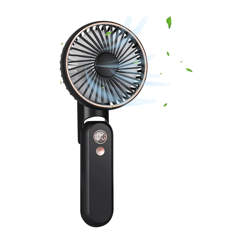

Handheld Fan Mini Fan USB Handheld Fan Pocket Fan With 2500Mah Battery For Travel Office