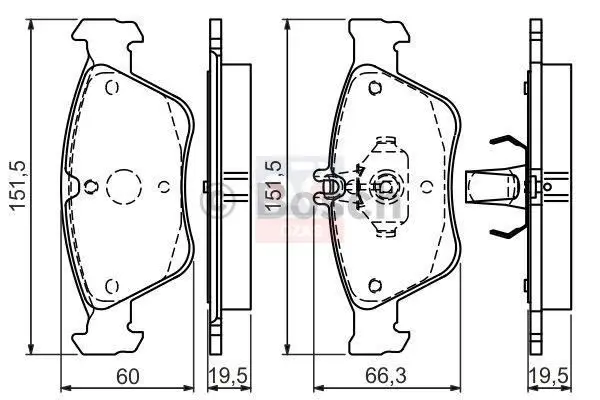 

986494002 для brake BALATA-03 E.S-W210 C.S-W202